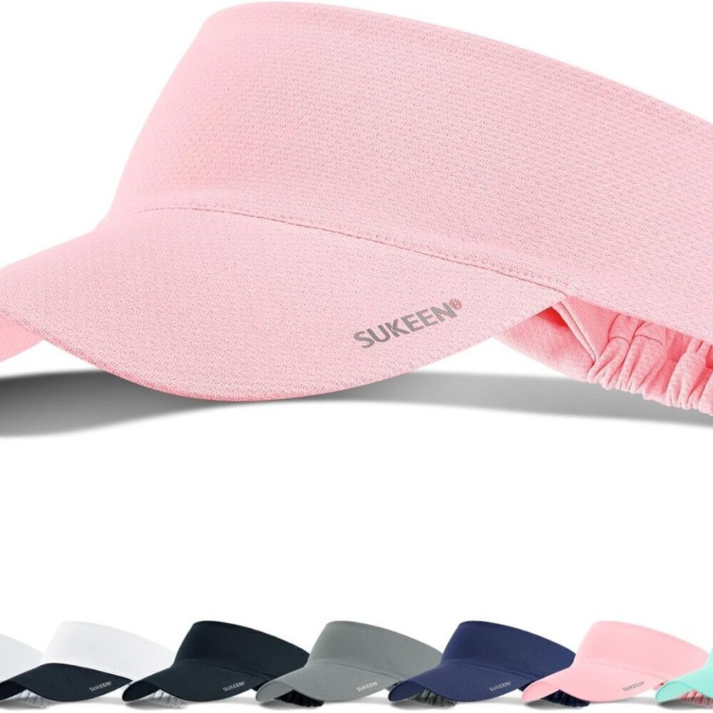 Cooling Visor Hat Women UV Protection Lightweight Summer Sport Bright